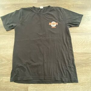 Hard Rock Cafe Black Tee with Orange Logo
